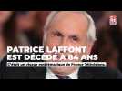 Patrice Laffont, figure de France Televisions, est décédé à 84 ans - Ciné-Télé-Revue