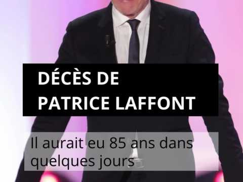 VIDEO : Dcs de Patrice Laffont - Il aurait eu 85 ans dans quelques jours