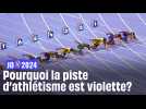 JO 2024 : Pourquoi la piste d'athlétisme est violette?