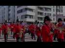 Cavalcade ensoleillée dans les rues de Boulogne-sur-Mer ce jeudi