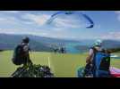 En immersion avec Les Chamois volants, au dessus-du lac d'Annecy