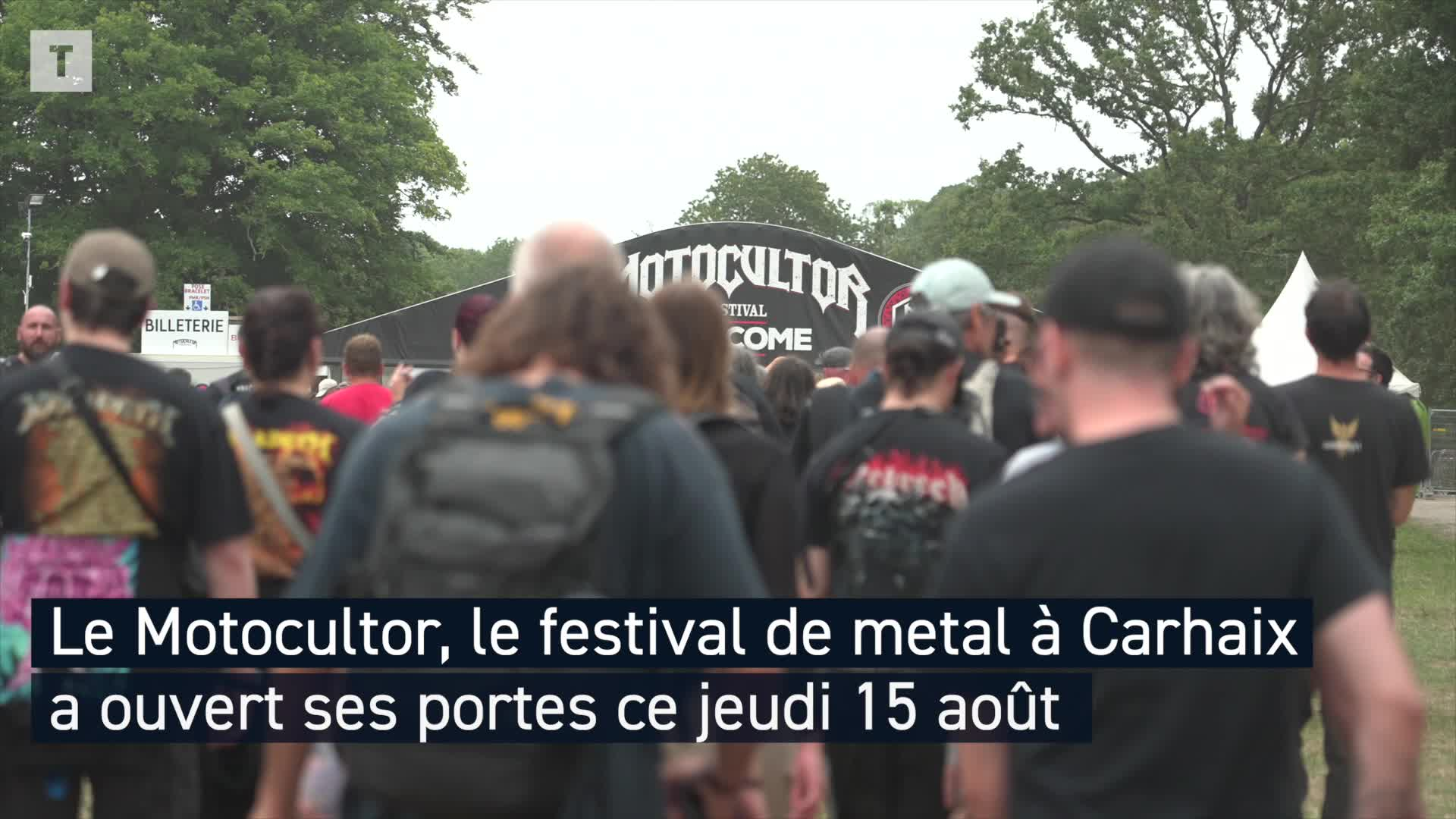 À Carhaix, les metalleux du quinzième Motocultor sont lâchés à Kerampuilh [Vidéo]