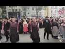 Le cercle Breizh Nevez défile à la Grande parade du Festival Interceltique de Lorient