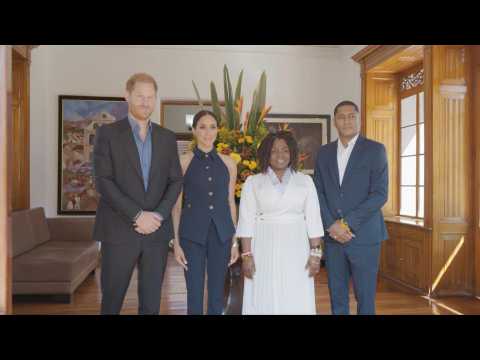 Colombia VP Francia Marquez welcomes Prince Harry and Meghan in Bogota