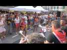 Ambiance à Collioure pour les fêtes de la Saint Vincent le 15 aout 2024