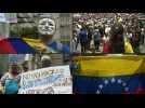 Protesters in Venezuela take the streets against president Maduro