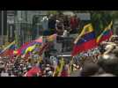 Venezuela : la cheffe de l'opposition arrive à la manifestation contre la réélection de Maduro