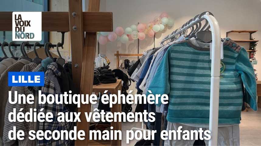 À Lillenium, une boutique éphémère de vêtements de seconde main
