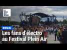 Malgré la pluie, les fans d'electro sont au rendez-vous au Festival Plein Air