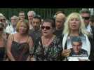 Mourning fans sing 'Paroles, paroles' outside French actor Alain Delon's estate