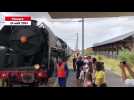 VIDÉO. « Historique » : la foule accueille une locomotive à vapeur à la gare de Thouars