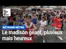 Sur la Grand'Place, un madison pluvieux, mais un madison heureux