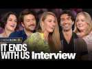 'It Ends With Us' Interviews With Blake Lively, Justin Baldoni, Jenny Slate, Brandon Sklenar & More