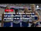 VIDÉO. JO 2024 - Athlétisme. À quelle heure et sur quelle chaîne voir les finales du 4x400 m de la France ?