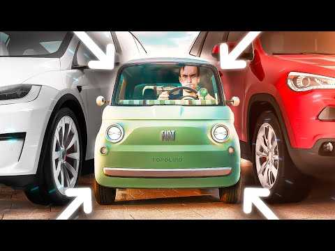 Défi : 7 JOURS en micro voiture électrique à PARIS - Essai Fiat Topolino