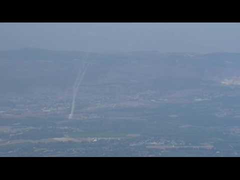 Israel’s Iron Dome intercepts incoming missile at Lebanon border