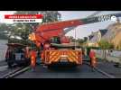 VIDÉO. Les pompiers interviennent après l'incendie dans un pavillon près de Nantes