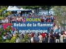 Relais de la flamme paralympique à Rouen