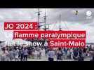 VIDÉO. Revivez le relais de la flamme paralympique à Saint-Malo