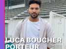 Luca Boucher, porteur de la flamme paralympique