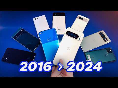 Google Pixel 9 Pro VS tous les ANCIENS PIXELS ! Photo, Puissance, Écran,...