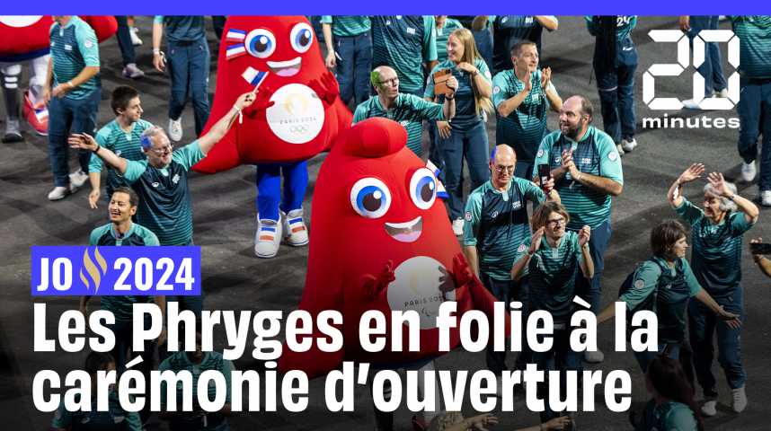 Jeux paralympiques 2024 : 1, 2, 3 soleil et pop-corn, les Phryges en folie à la cérémonie d’ouverture (1/1)