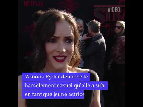 VIDEO : Winona Ryder dnonce le harclement sexuel qu?elle a subi durant sa jeunesse