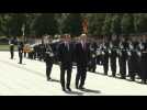 German Defence Minister Boris Pistorius welcomes his British counterpart to Berlin