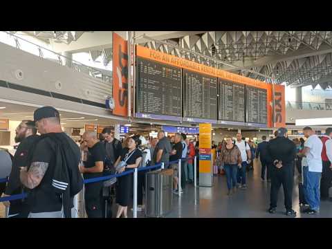 Frankfurt airport halted as climate activists disrupt traffic