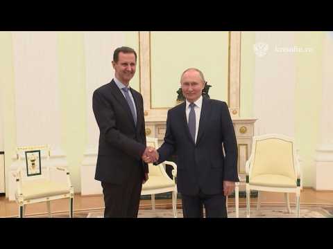 Russian leader Putin meets with Syria's Assad