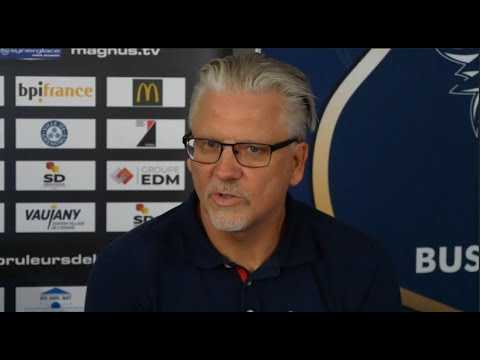 Présentation du nouvel entraîneur des Brûleurs de Loups Per Hanberg