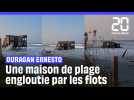 Ouragan Ernesto : Une maison de plage en Caroline du Nord engloutie par les flots #shorts