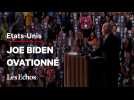 « J'aime mon travail, mais encore plus mon pays » : Joe Biden ovationné à la convention démocrate