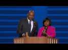 Chairs gavel in, officially kicking off the Democratic National Convention in Chicago