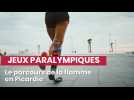 Le parcours de la flamme paralympique en Picardie