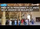 Près de 80 personnes à la visite de la grange de Beaumont à Cunfin