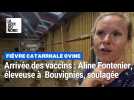 Aline Fontenier, éleveuse d'ovins à Bouvignies près d'Orchies accueille avec soulagement l'arrivée des vaccins contre la fièvre catarrhale ovine.