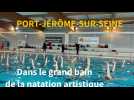 Dans le grand bain de la natation artistique à Port-Jérôme-sur-Seine