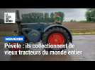 Un collectionneur de tracteurs anciens à Mouchin