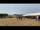 Concours de labour à l'ancienne à Bouzincourt