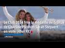 Le Club 2024 fête la médaille de bronze de Charline Picon et Sarah Steyaert en voile (49er FX)