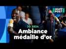 Omar Sy était l'ambianceur parfait pour cette journée cruciale aux JO