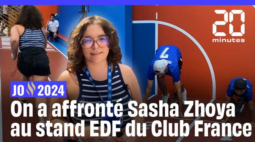 JO 2024 : On a essayé de battre le hurdler Sasha Zhoya