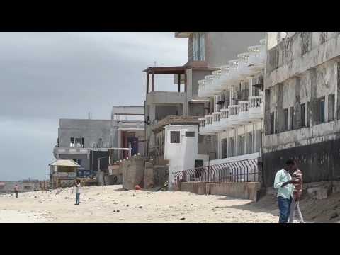 Site of Al-Shabaab attack on busy Somali beach that left 32 dead