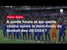 VIDÉO. JO 2024 - Football. France - Égypte. À quelle heure et sur quelle chaîne suivre la demi-finale de football des JO 2024 ?