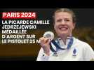 JO 2024 (tir) : la Noyonnaise Camille Jedrzejewski décroche l'argent au pistolet 25 m