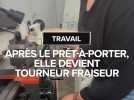 Elle quitte le prêt-à-porter pour devenir tourneur fraiseur