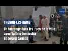 Un tournage à Thonon-les-Bains avec Gérard Darmon et Valérie Lemercier