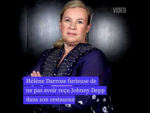 VIDEO : La cheffe Hlne Darroze furieuse de ne pas avoir reu Johnny Depp dans son restaurant