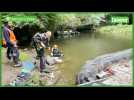 Fouilles archéologiques sous marines aux grottes de Hans-sur-Lesse